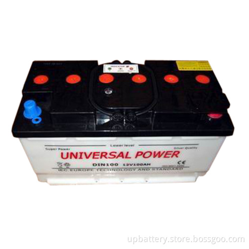 DIN100 Car Battery/12V 100ah Car Battery/Dry Charged Battery